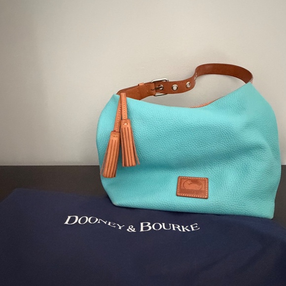 Dooney & Bourke Patterson Paige Sac Hobo Shoulder Bag Calypso Turquoise - Picture 2 of 16